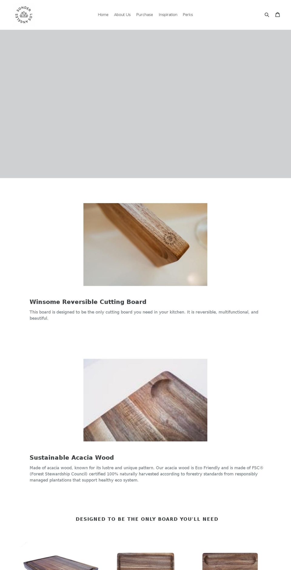 sonderla.com shopify website screenshot