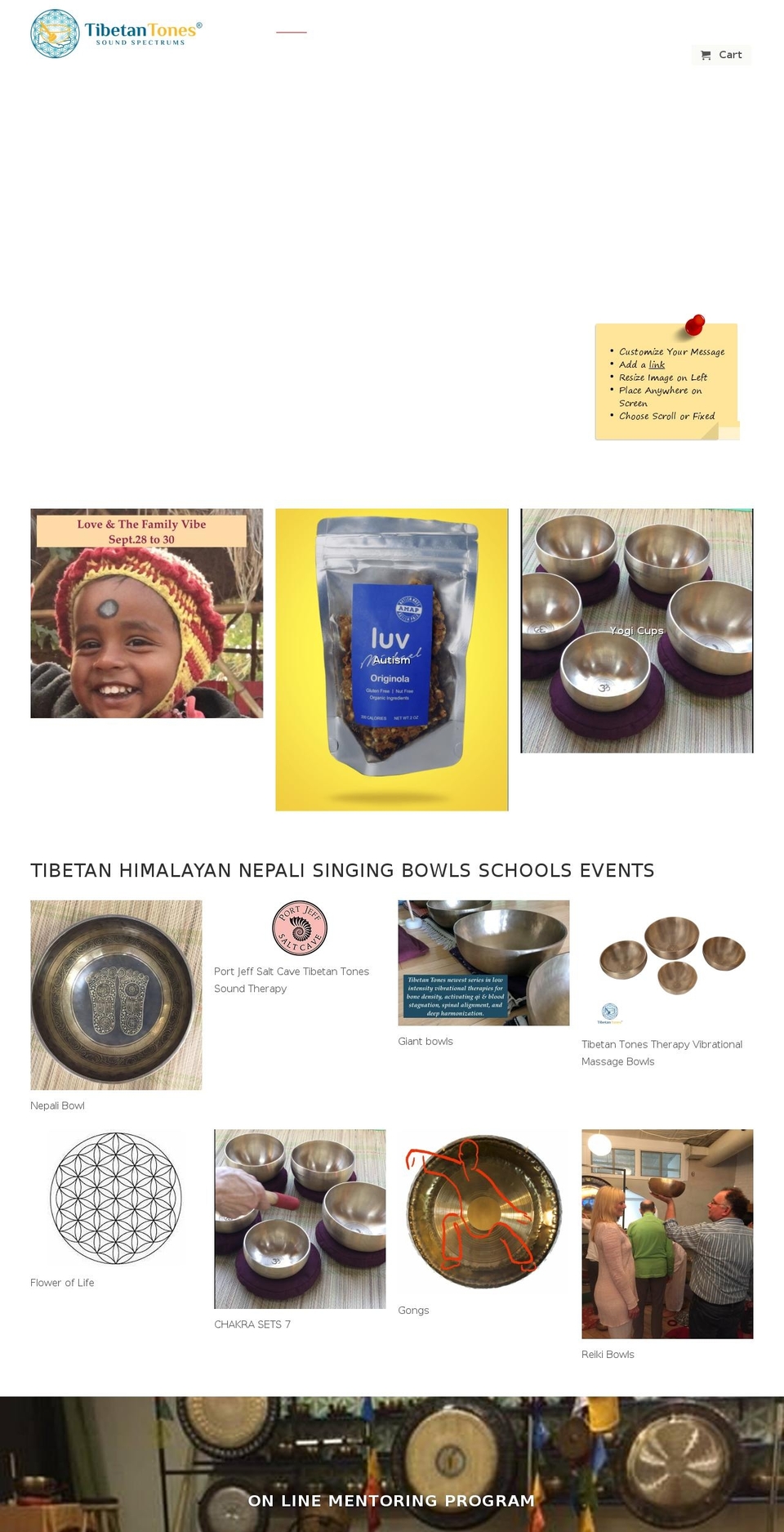 sonicwavejourneys.com — Shopify storefront screenshot