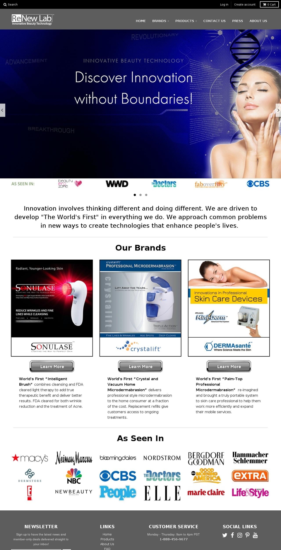 sonilase.com shopify website screenshot