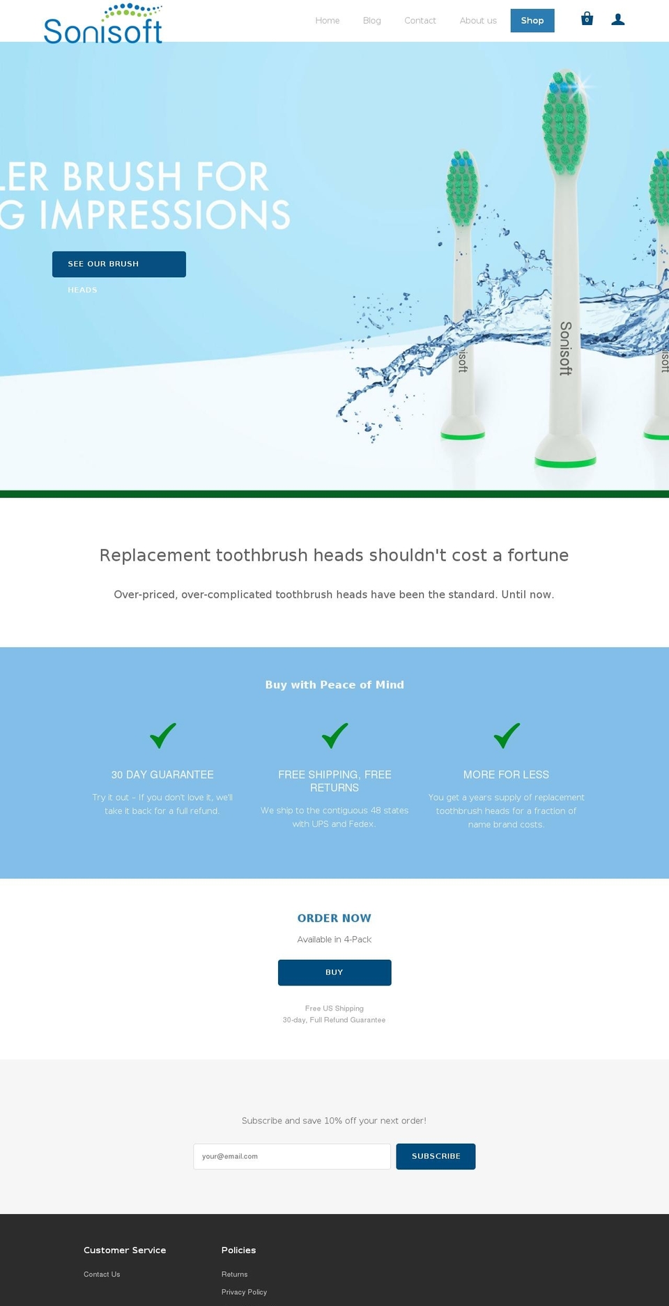sonisoftdirect.com — Shopify storefront screenshot