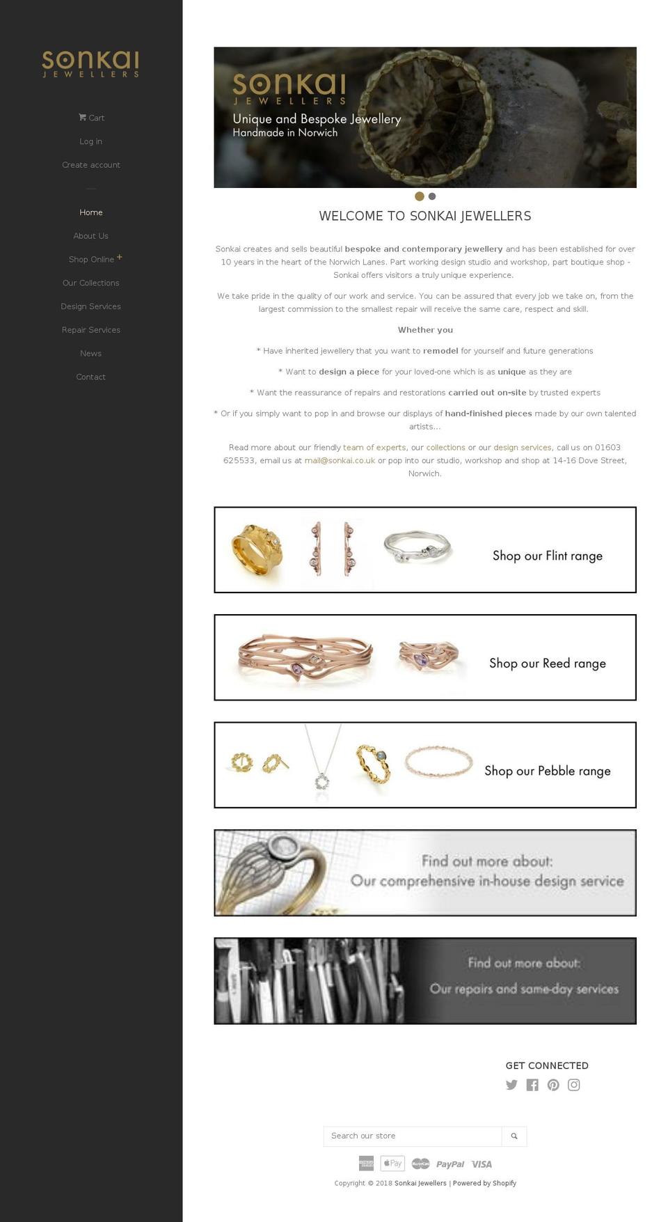 sonkai.co.uk shopify website screenshot