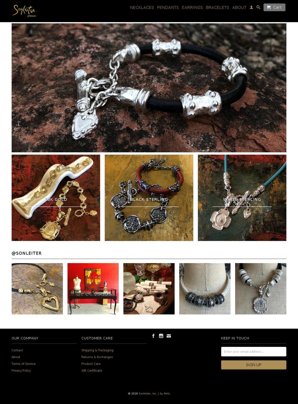 sonleiterjewelry.net shopify website screenshot