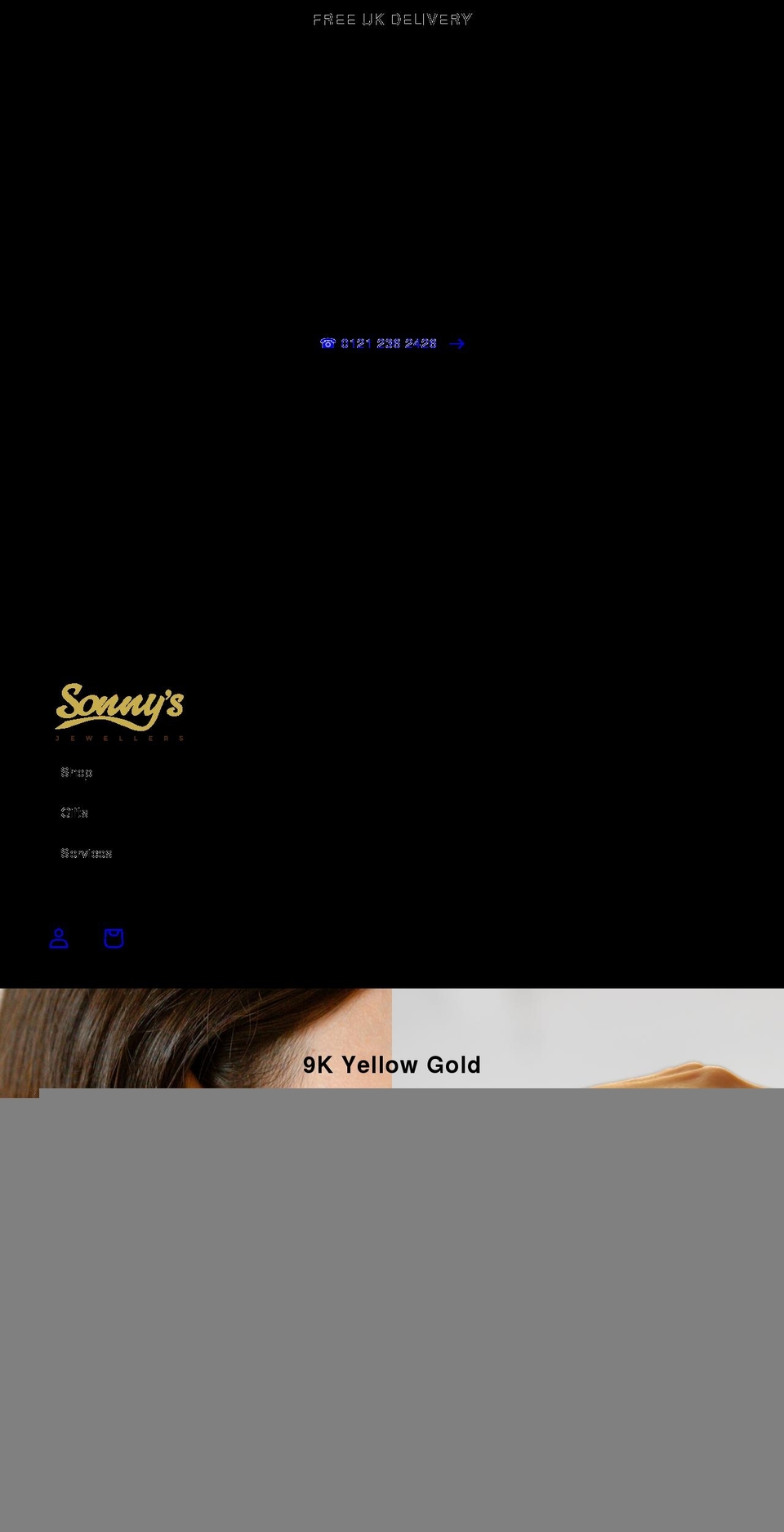 Sonny's Jewellers v Shopify theme site example sonnyjewellers.com