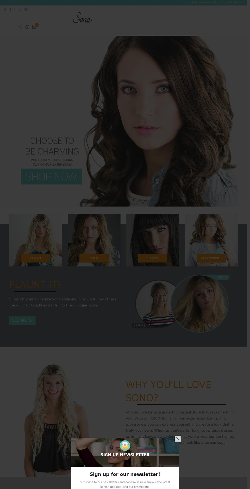 claue-upload-1-2-3 Shopify theme site example sonohairextensions.com