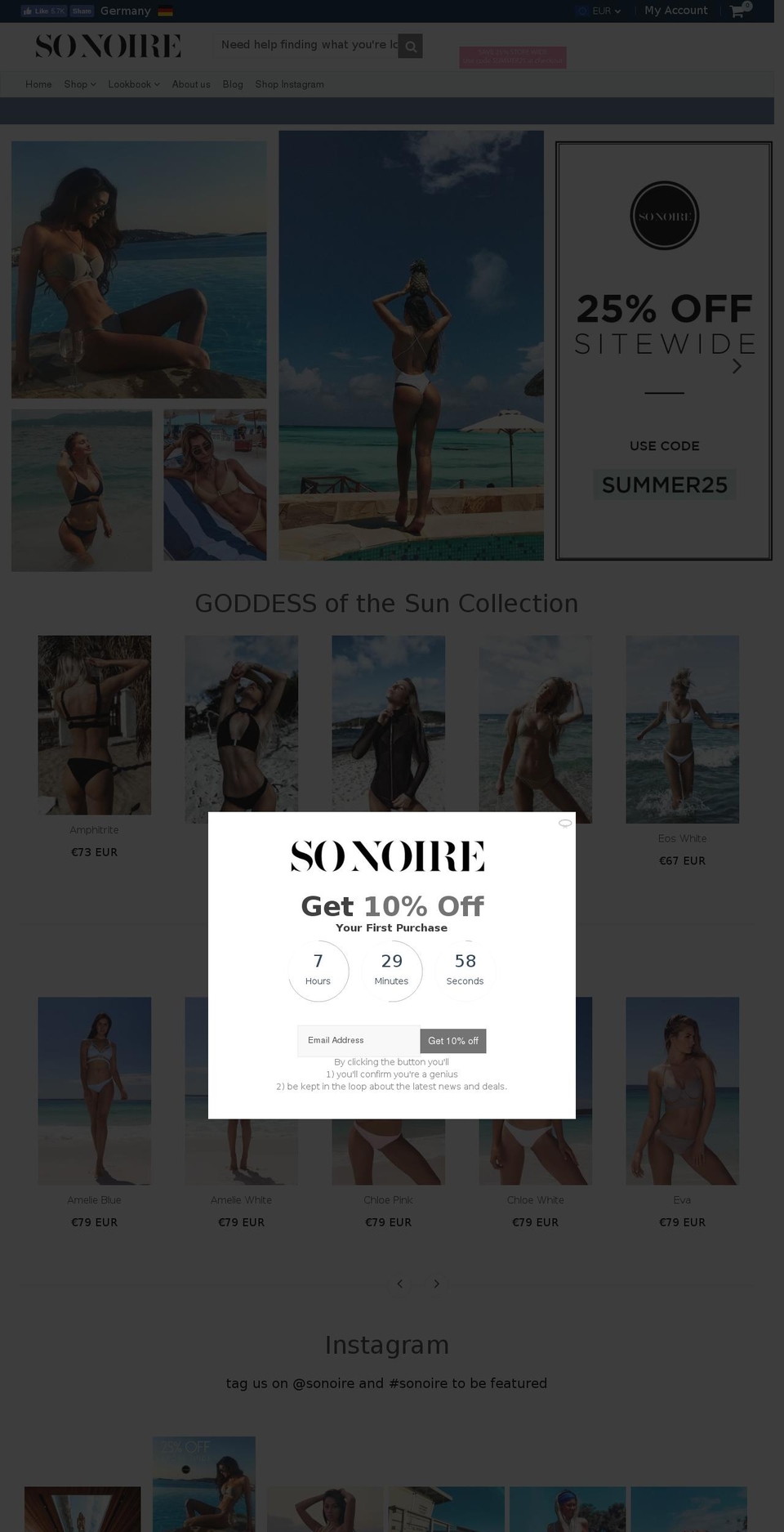 sonoire.com shopify website screenshot