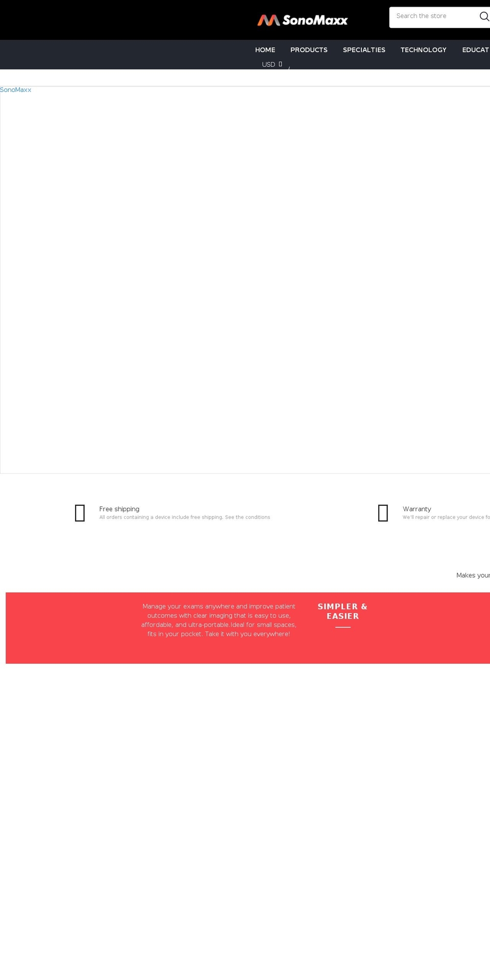 sonomaxx.com shopify website screenshot