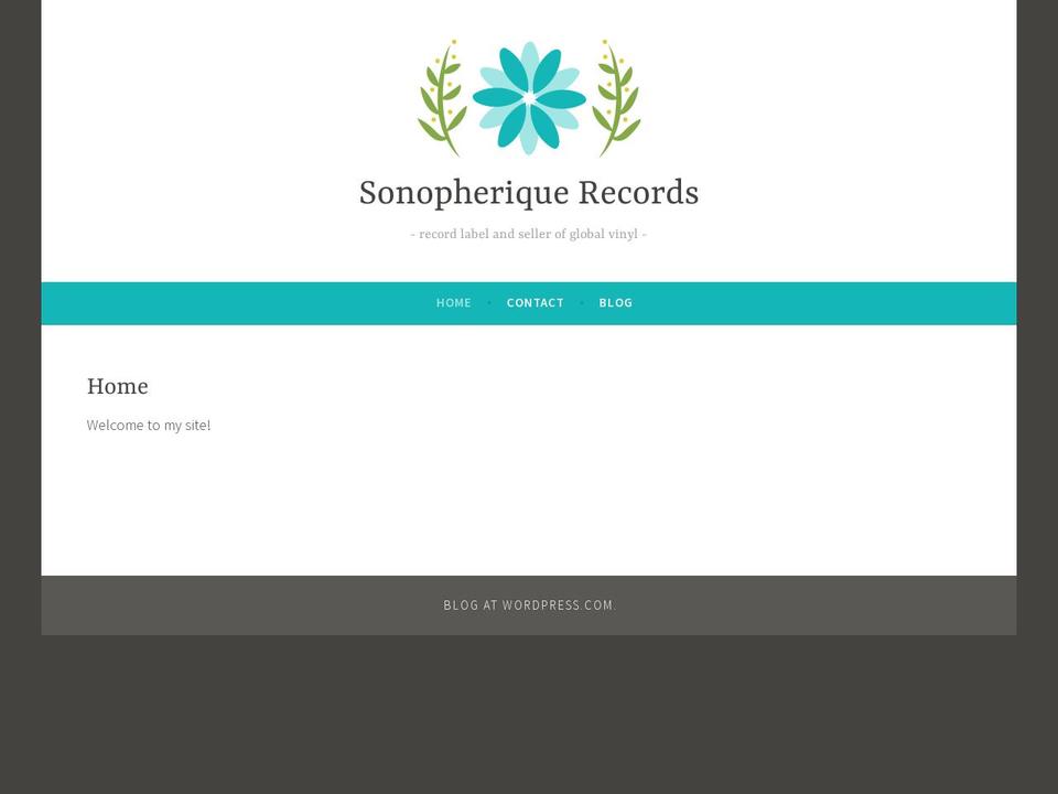 sonopherique.com — Shopify storefront screenshot