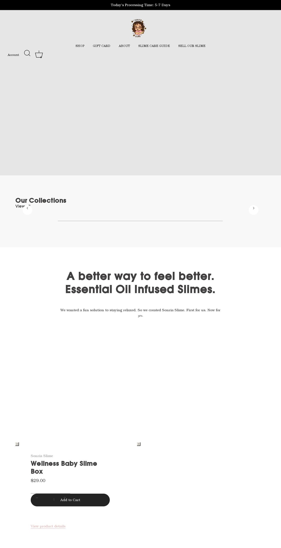 sonriaslime.com shopify website screenshot