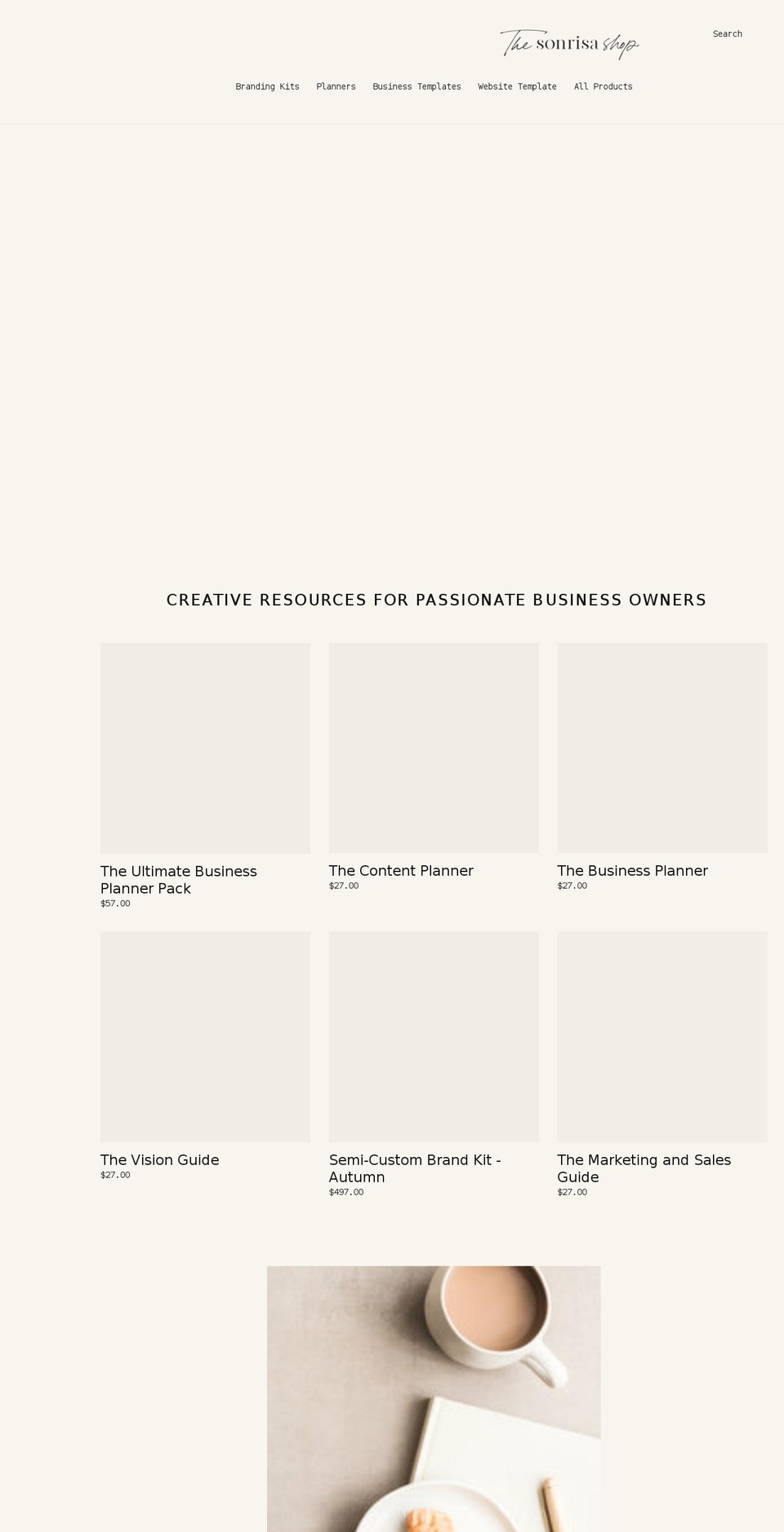 sonrisastudioshop.com shopify website screenshot