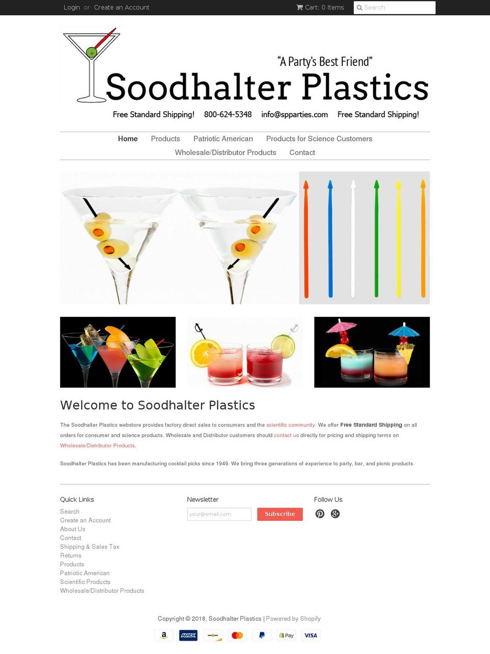 SP Minimal Shopify theme site example soodhalterplastic.com