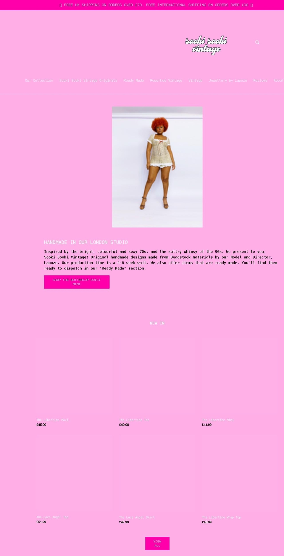 sookisookivintage.com shopify website screenshot