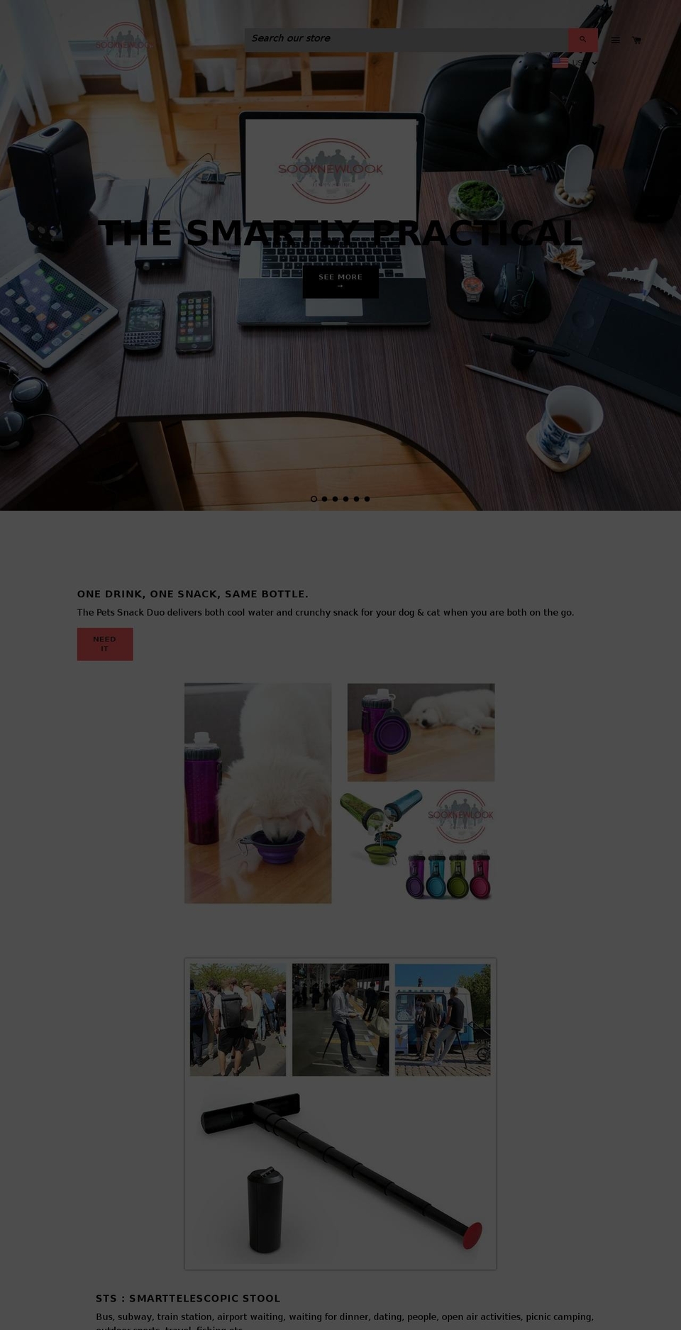 sooknewlook.com shopify website screenshot