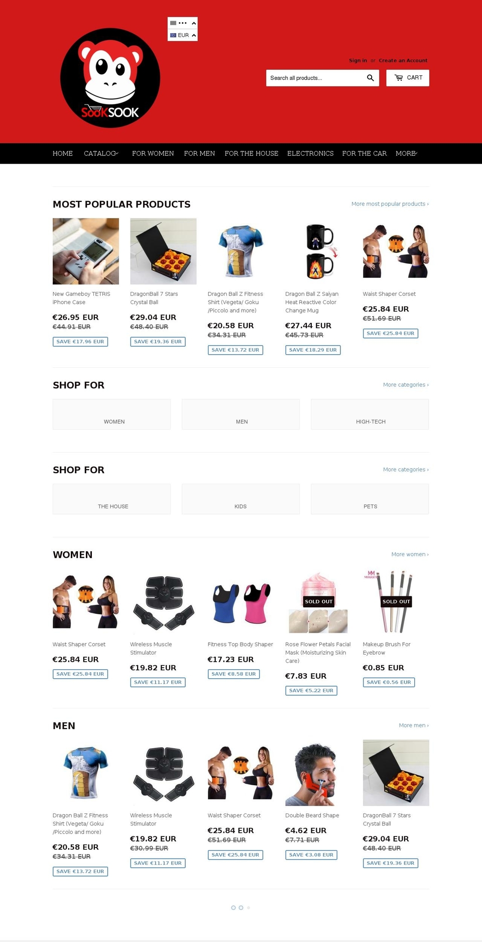 sooksook.com — Shopify storefront screenshot