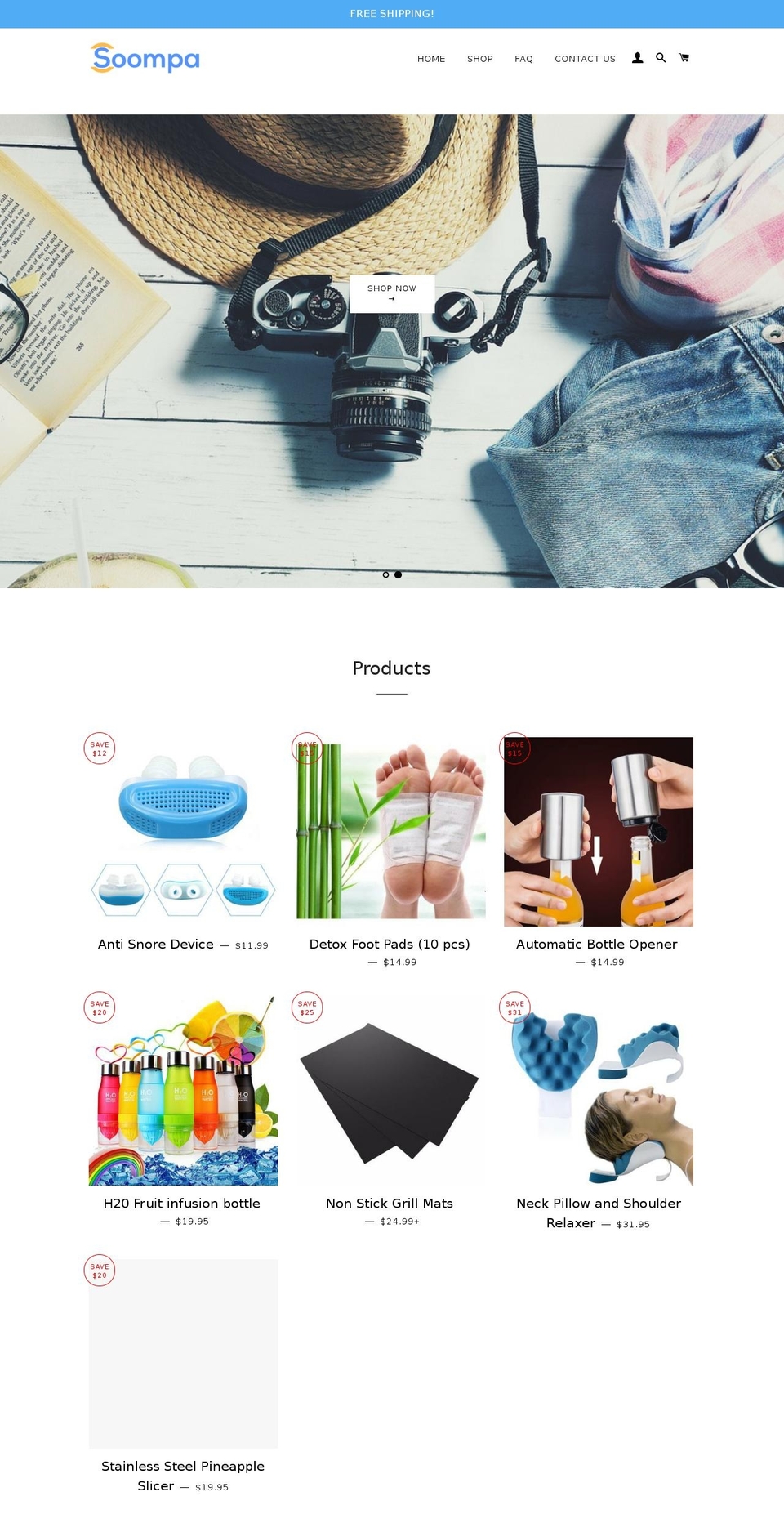 soompa.com shopify website screenshot