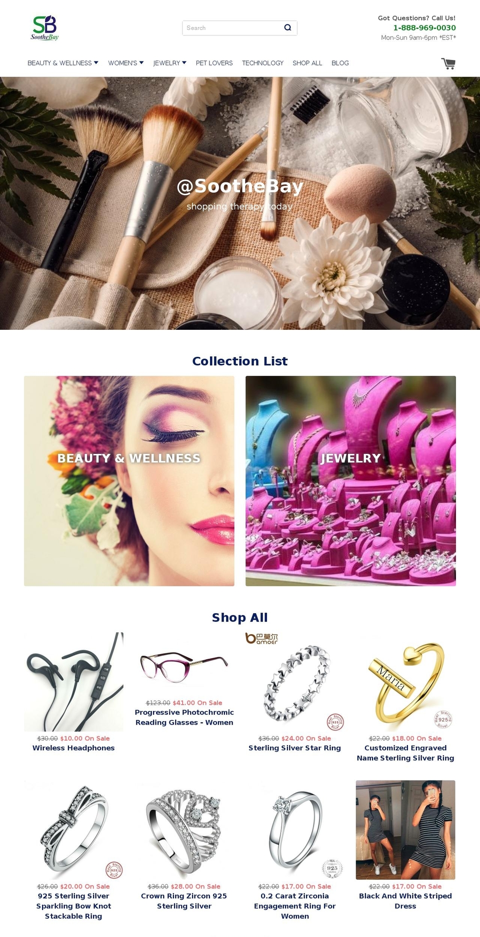 jetset-2-0 Shopify theme site example soothebay.com