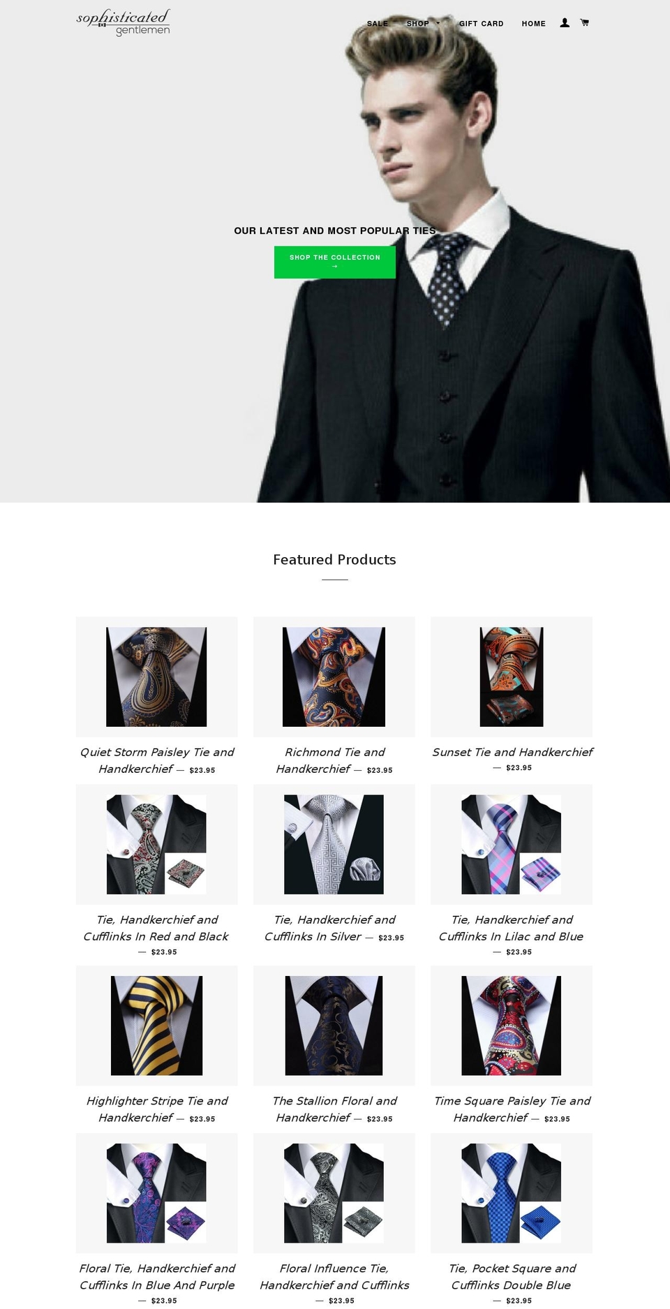 sophgent.com shopify website screenshot