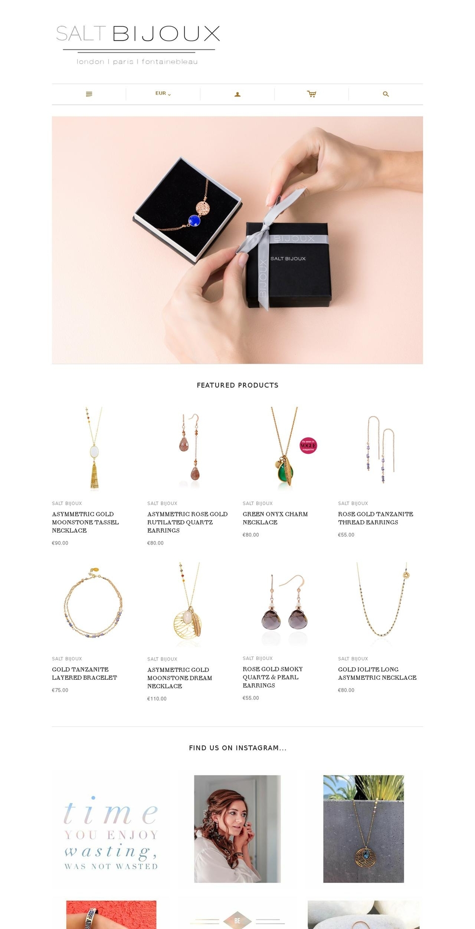 sophiahelenejewellery.com — Shopify storefront screenshot