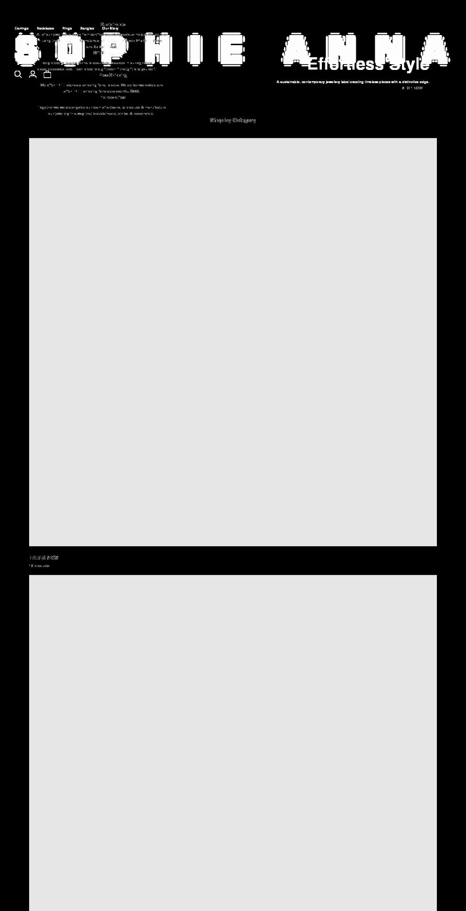 sophie-anna.com shopify website screenshot