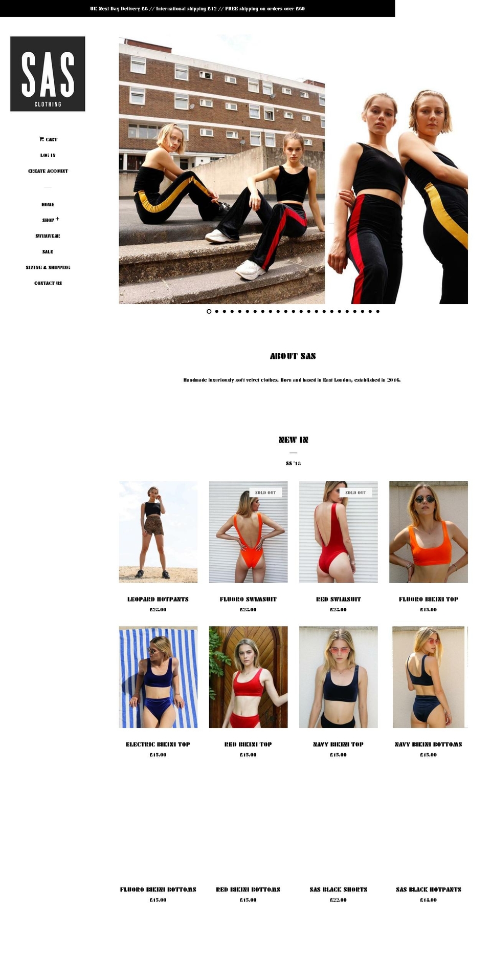 sophieantoniascott.com shopify website screenshot