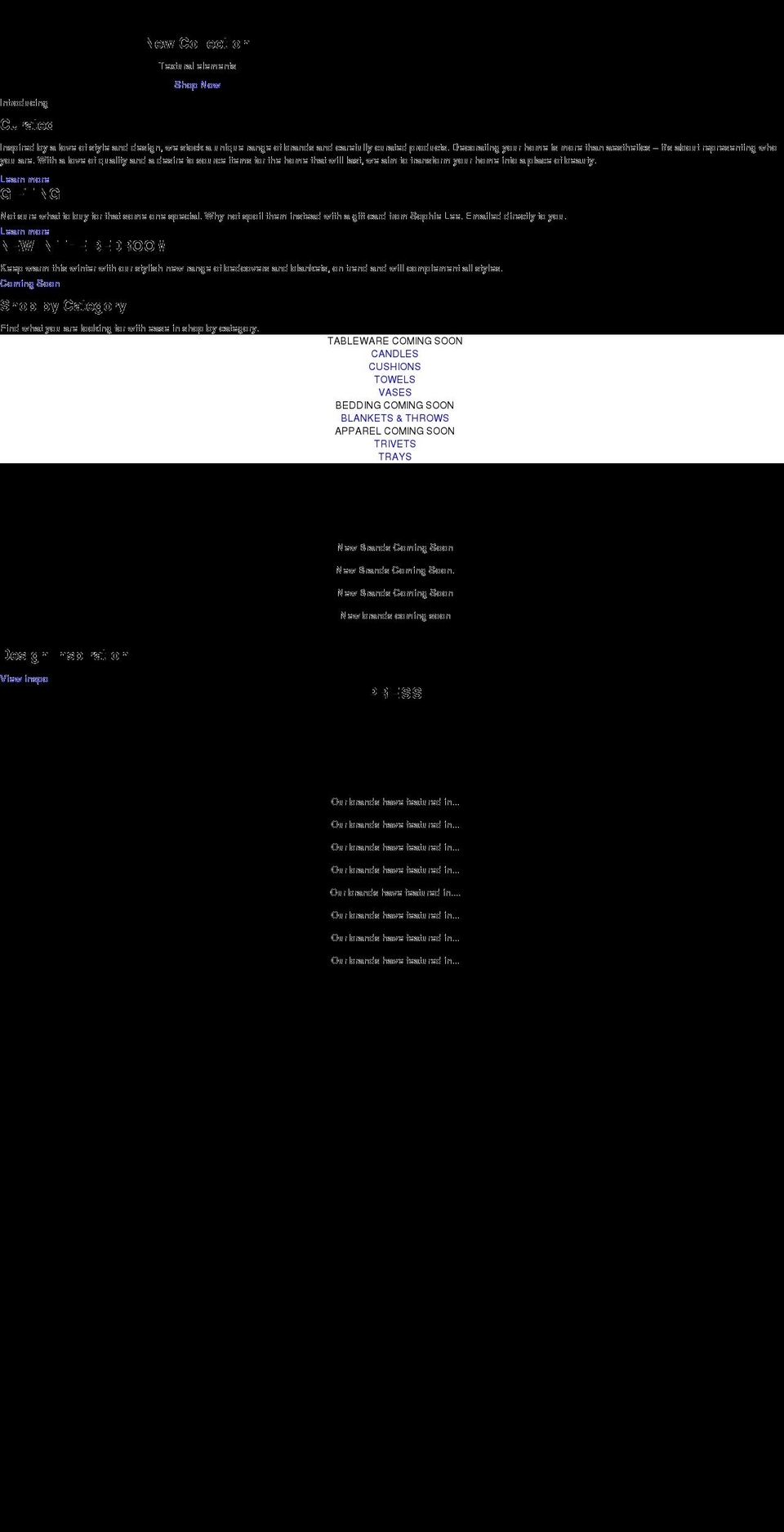 sophielee.com.au shopify website screenshot
