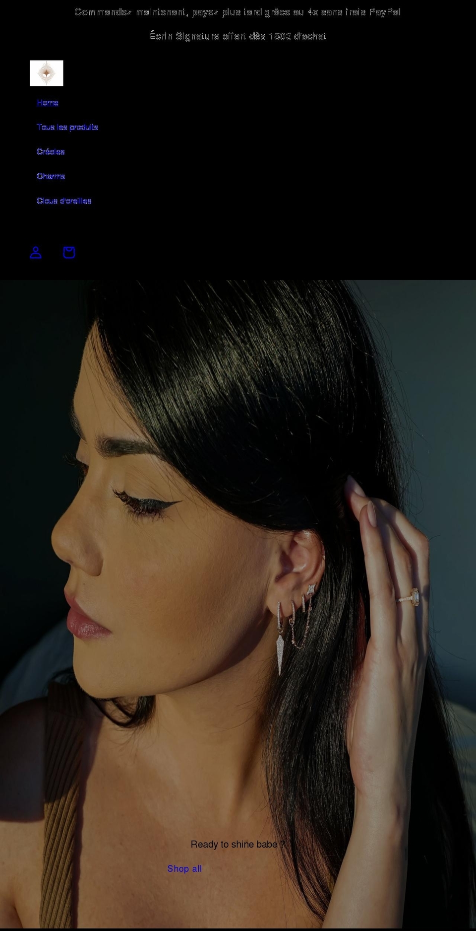 sophieloffredo.com shopify website screenshot