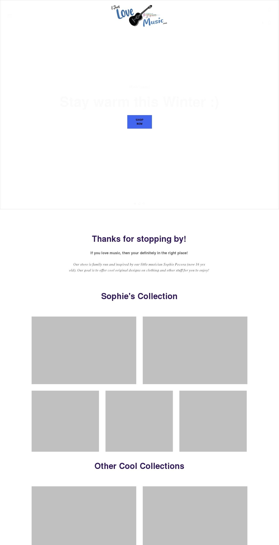 sophiepecora.myshopify.com — Shopify storefront screenshot