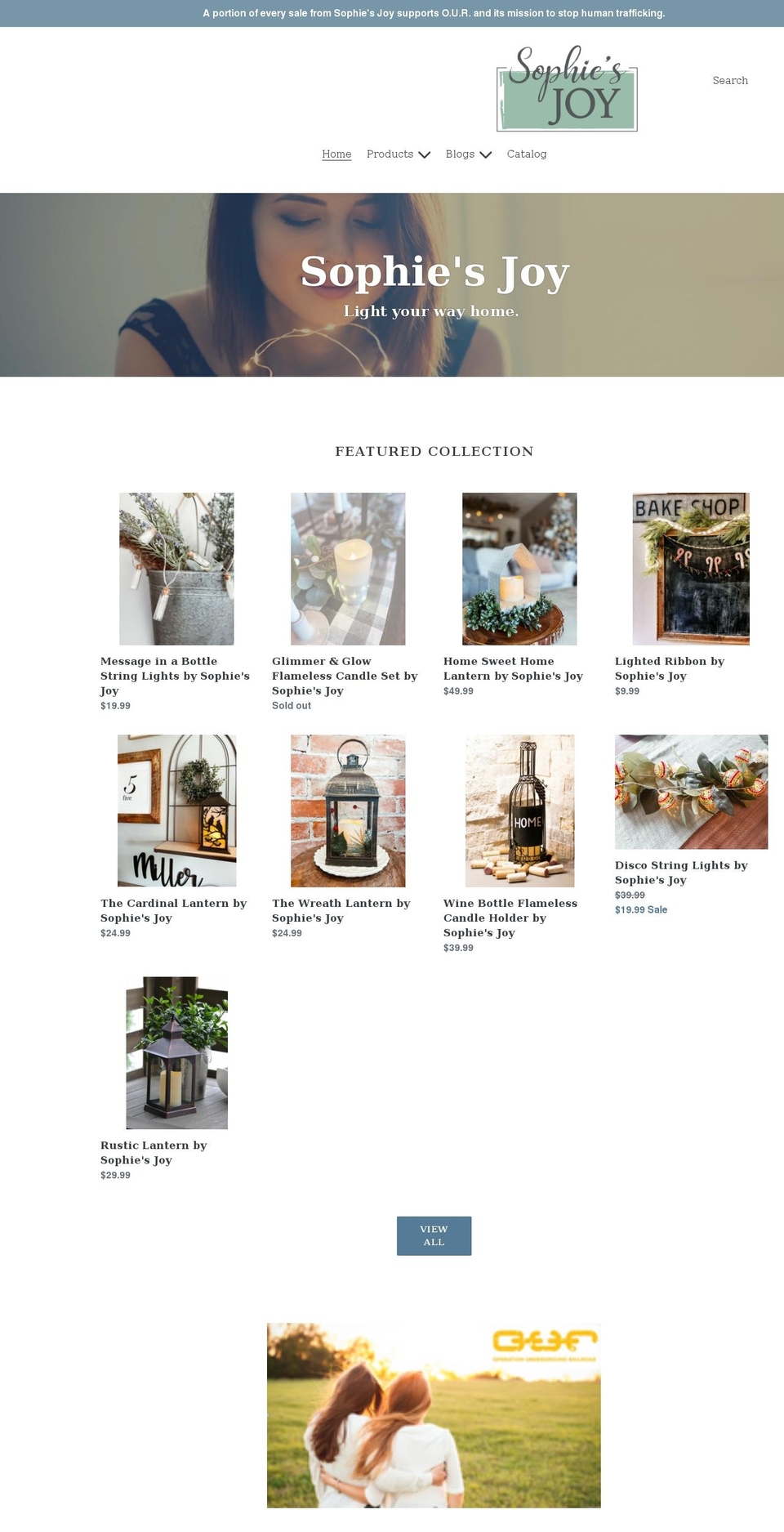 sophiesjoy.com shopify website screenshot