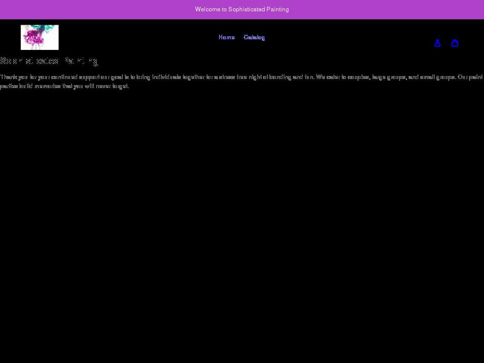 sophisticatedbehavior.com — Shopify storefront screenshot