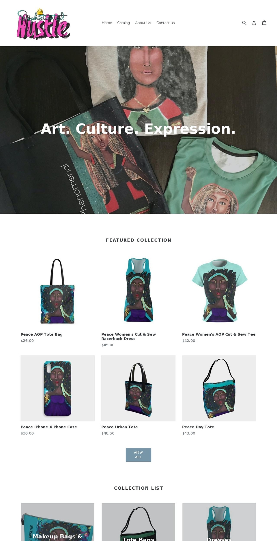 sophisticatedhustle.com — Shopify storefront screenshot