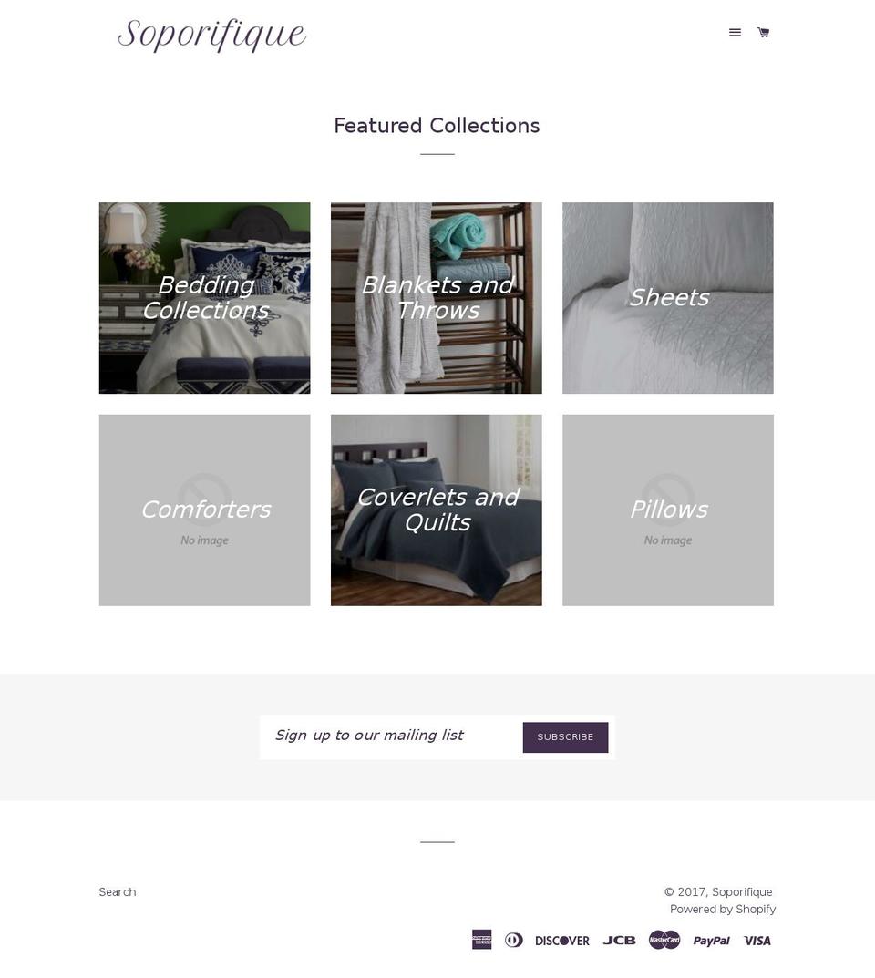 soporifique.com shopify website screenshot