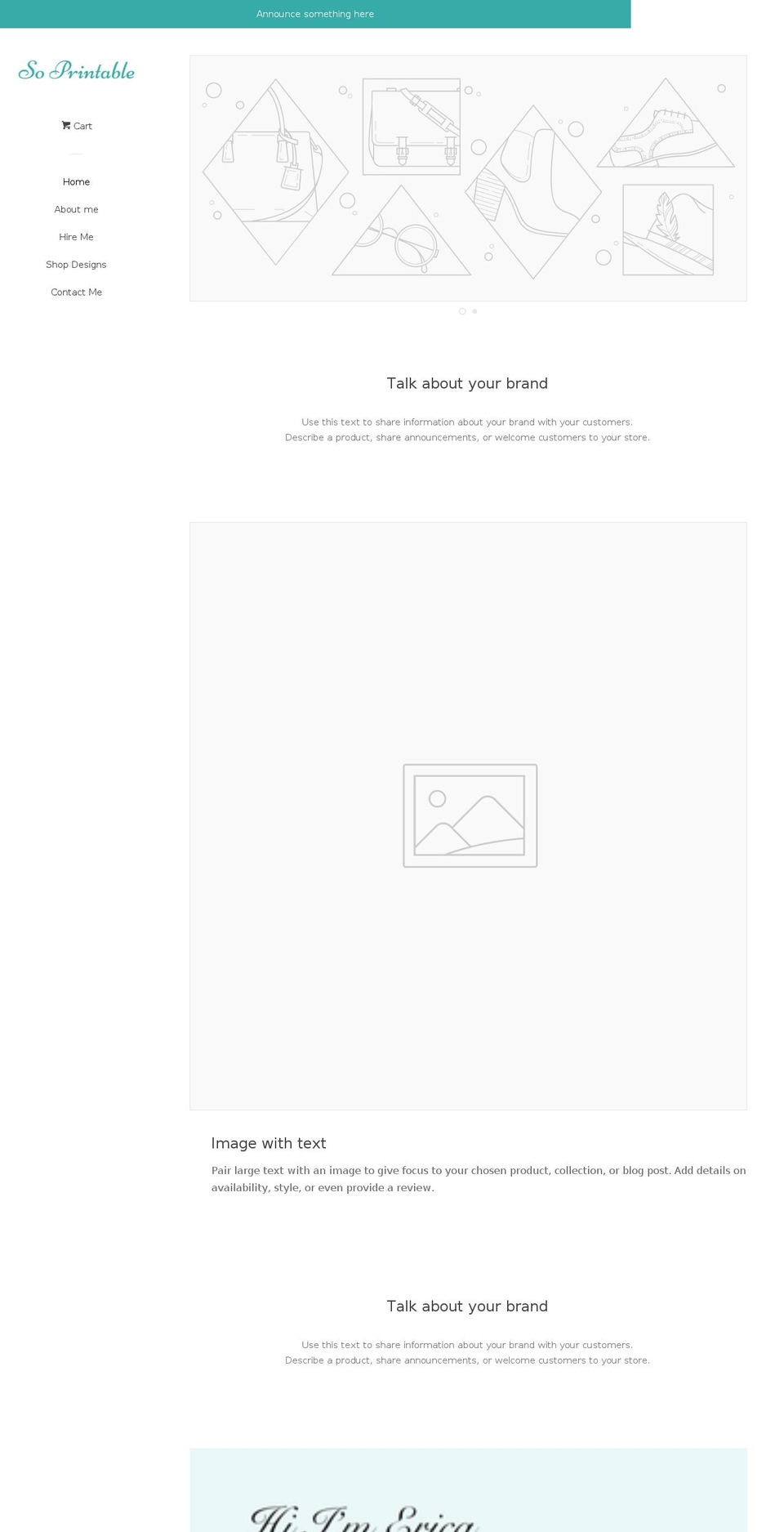 soprintable.com — Shopify storefront screenshot