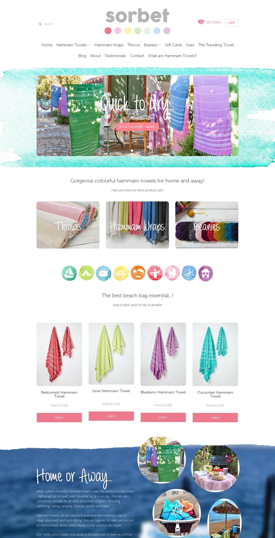 sorbetltd.uk shopify website screenshot