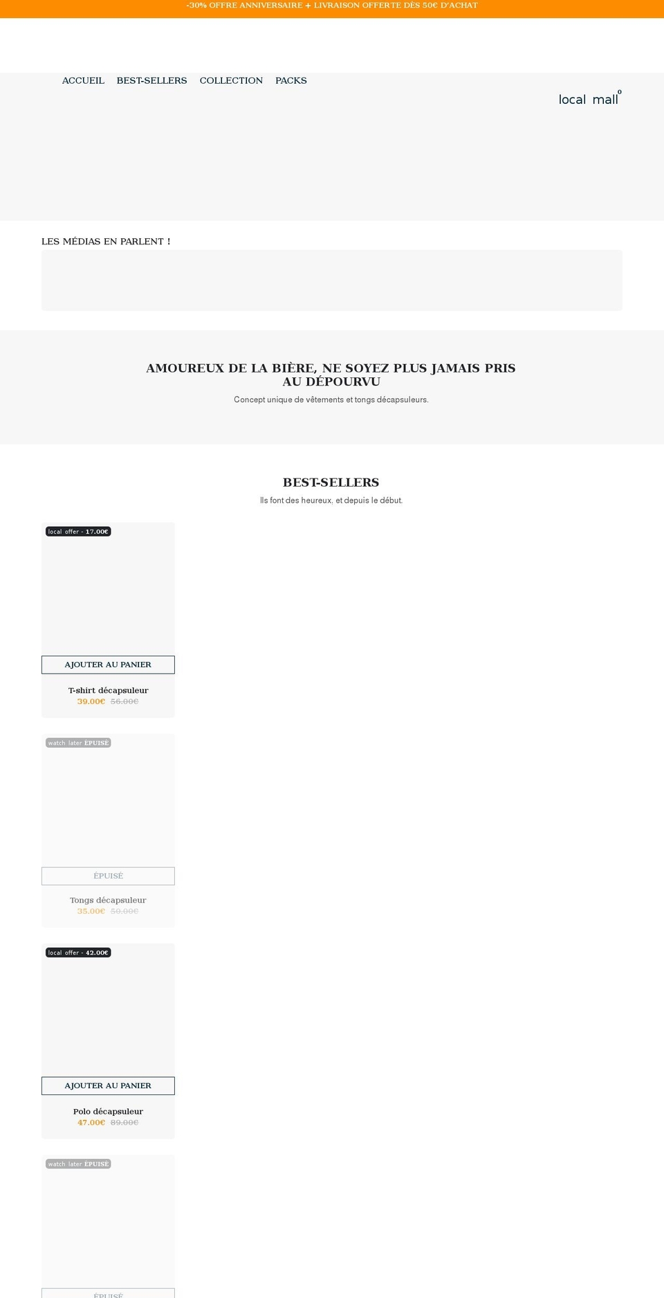 soreez.com shopify website screenshot
