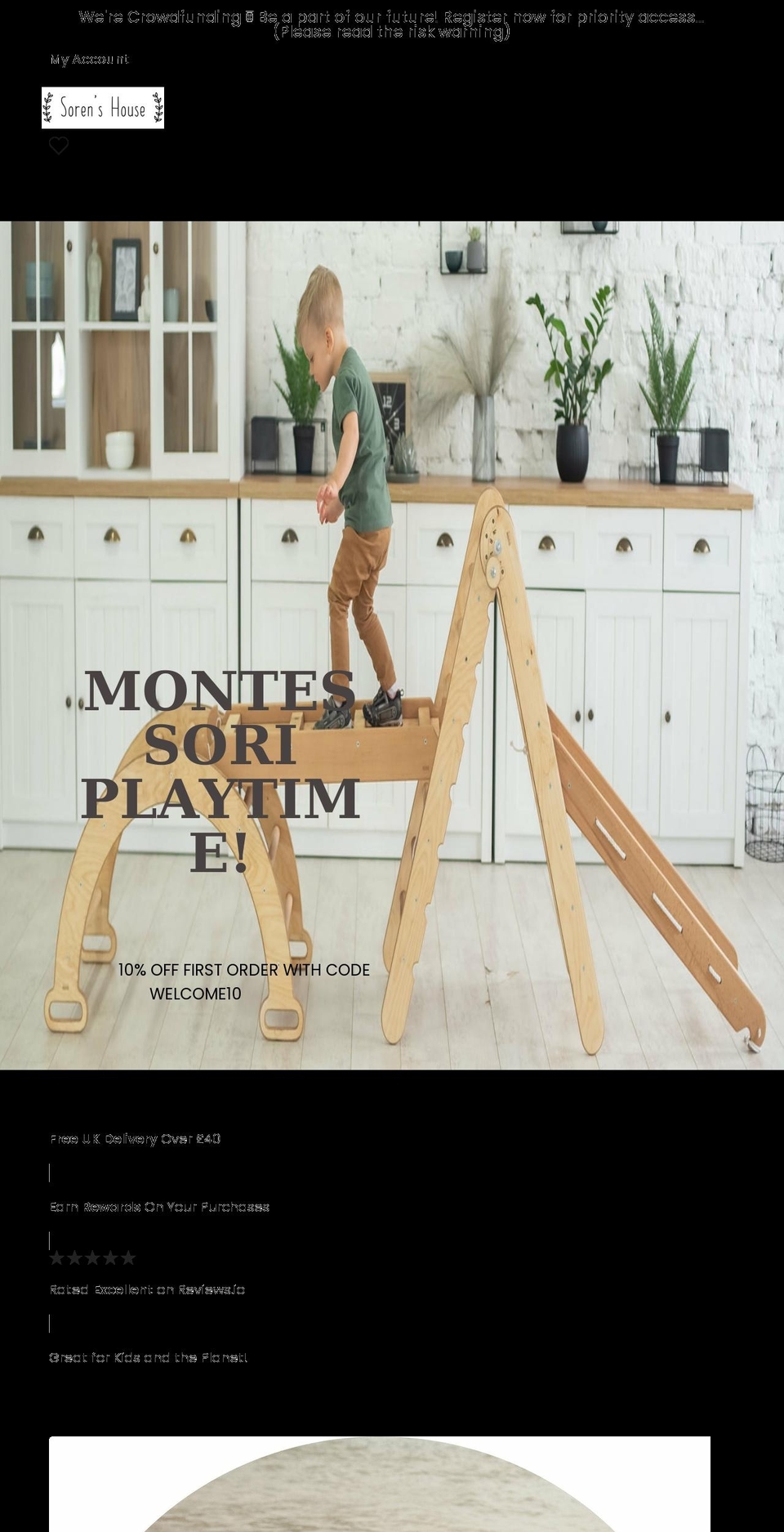 sorenshouse.co.uk shopify website screenshot
