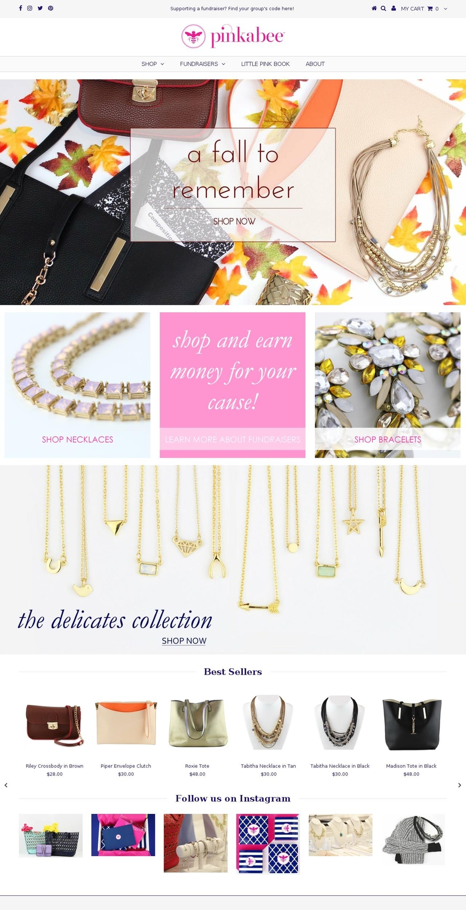 sororityfundraise.com shopify website screenshot