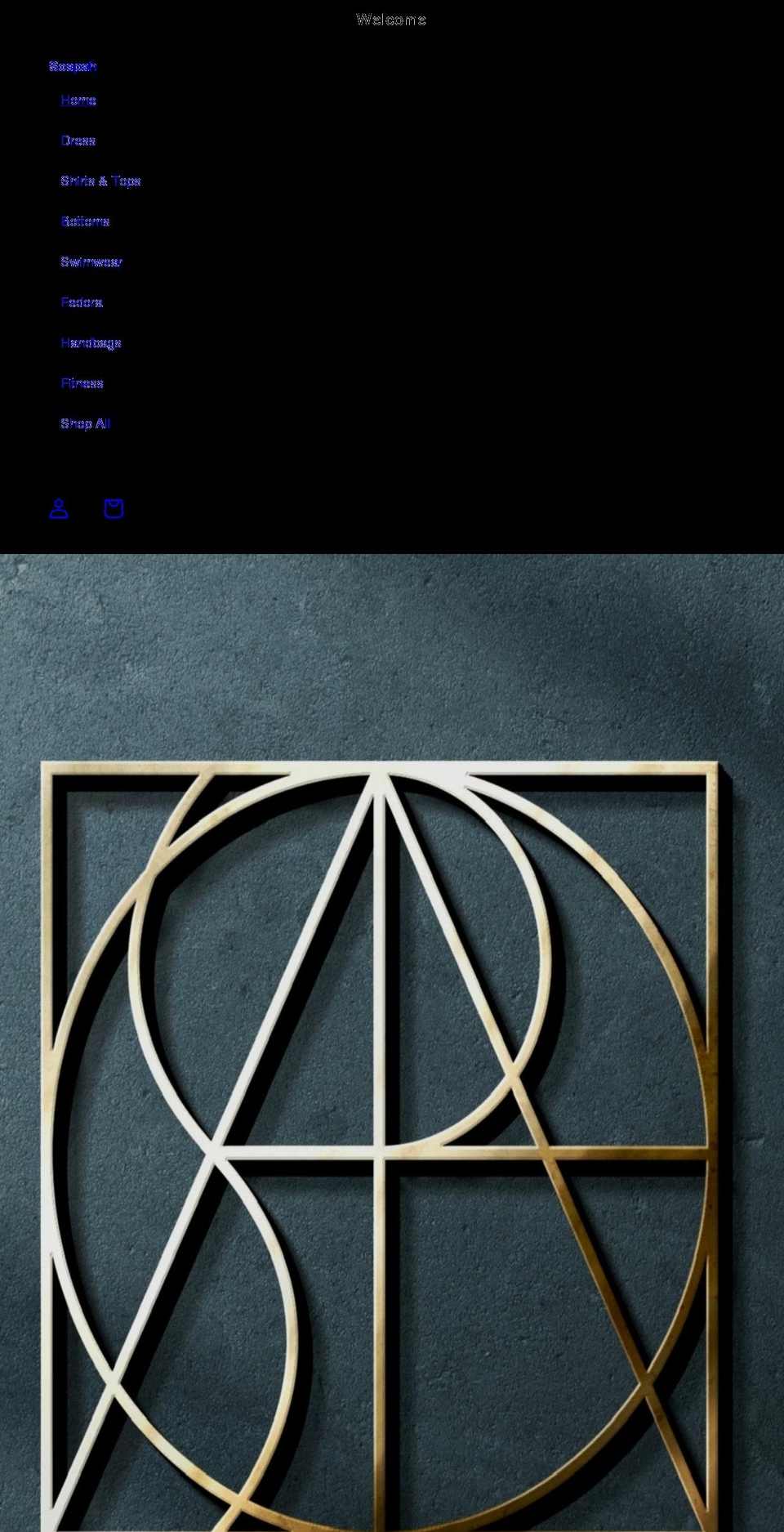 sospahllc.com shopify website screenshot