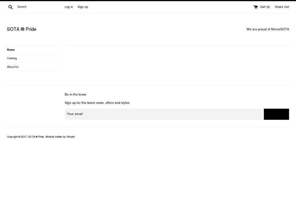 sotapride.com shopify website screenshot