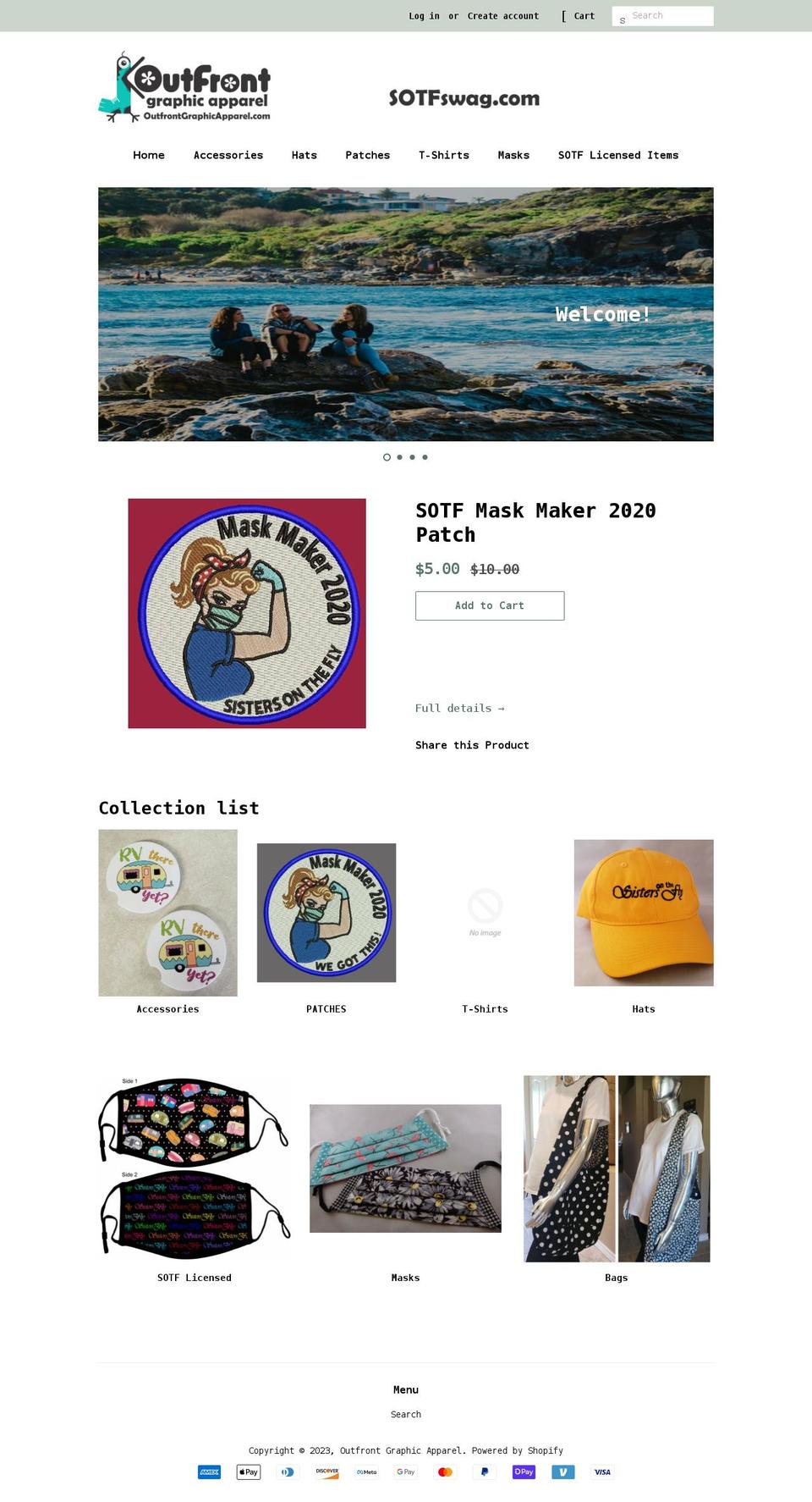 sotfswag.com shopify website screenshot