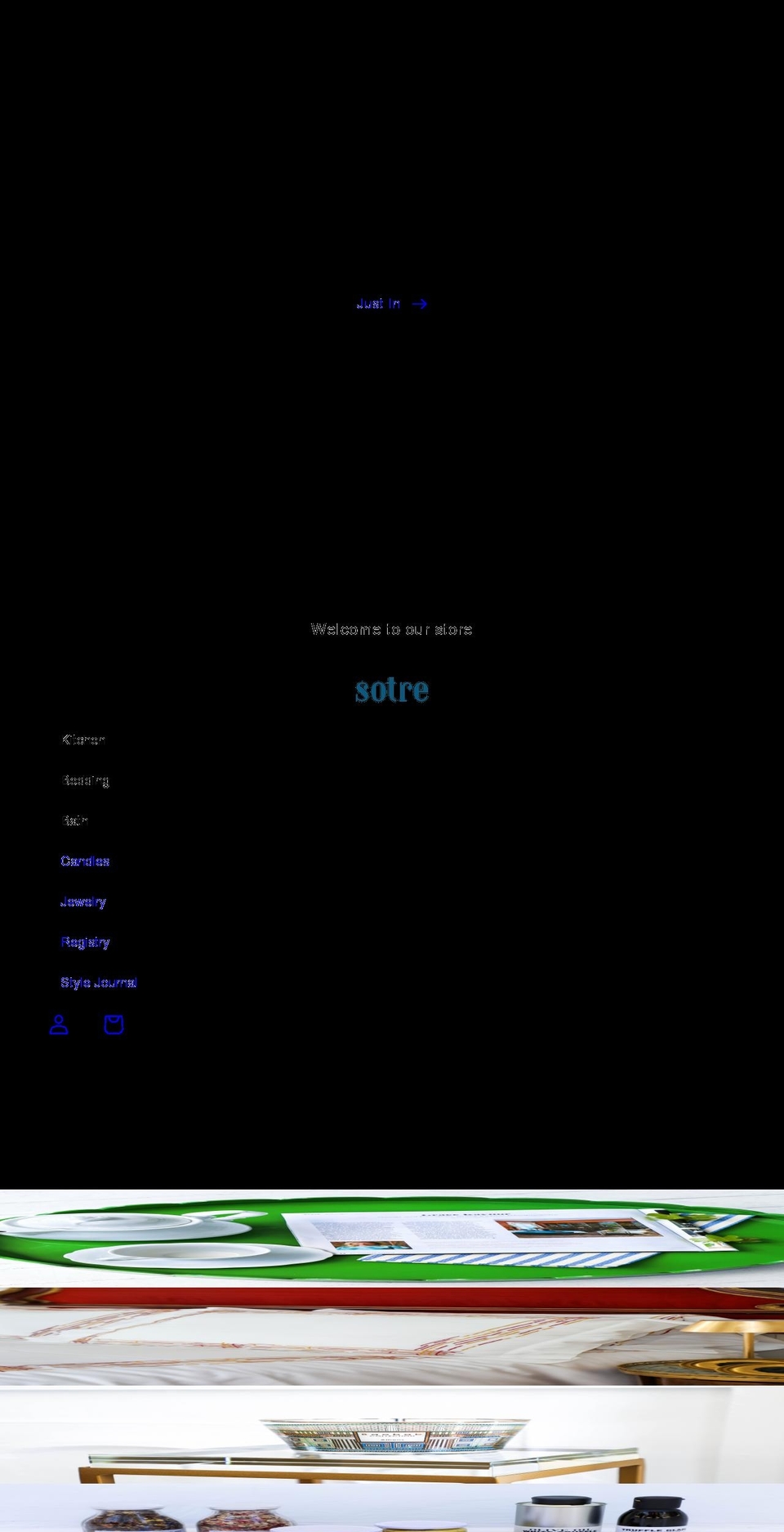 sotrecollection.com shopify website screenshot