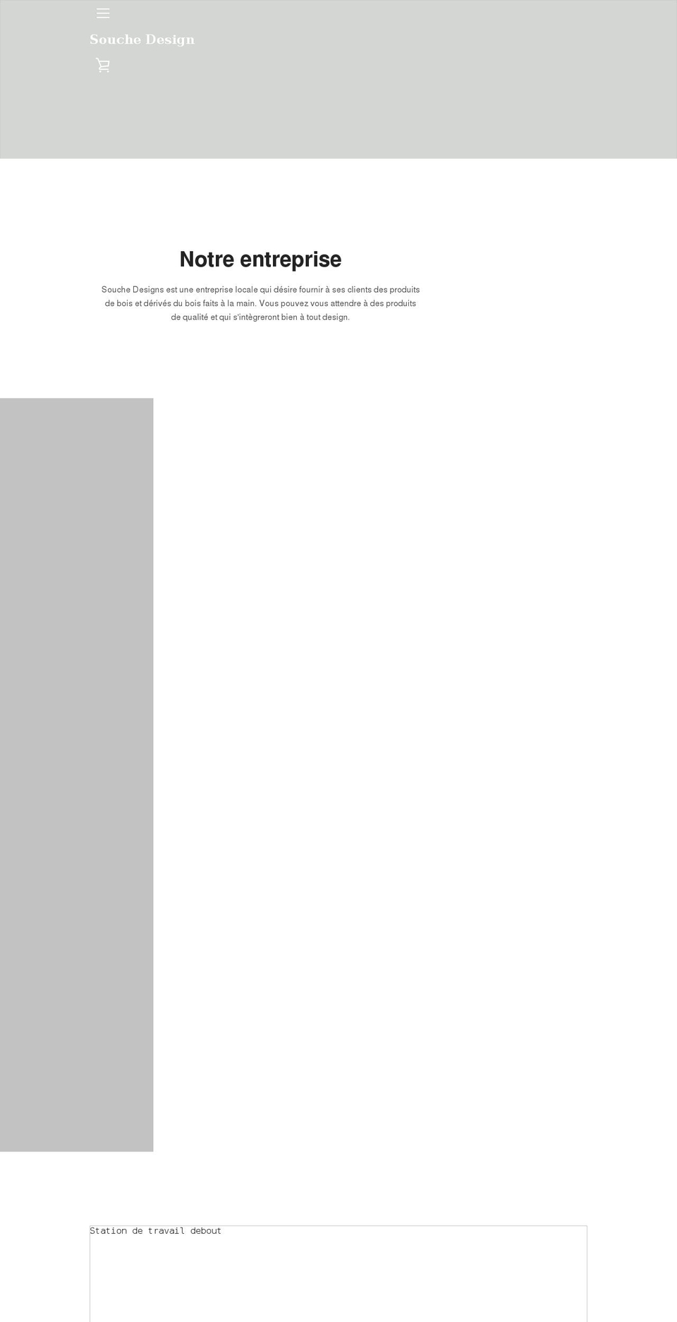 souchedesign.com shopify website screenshot