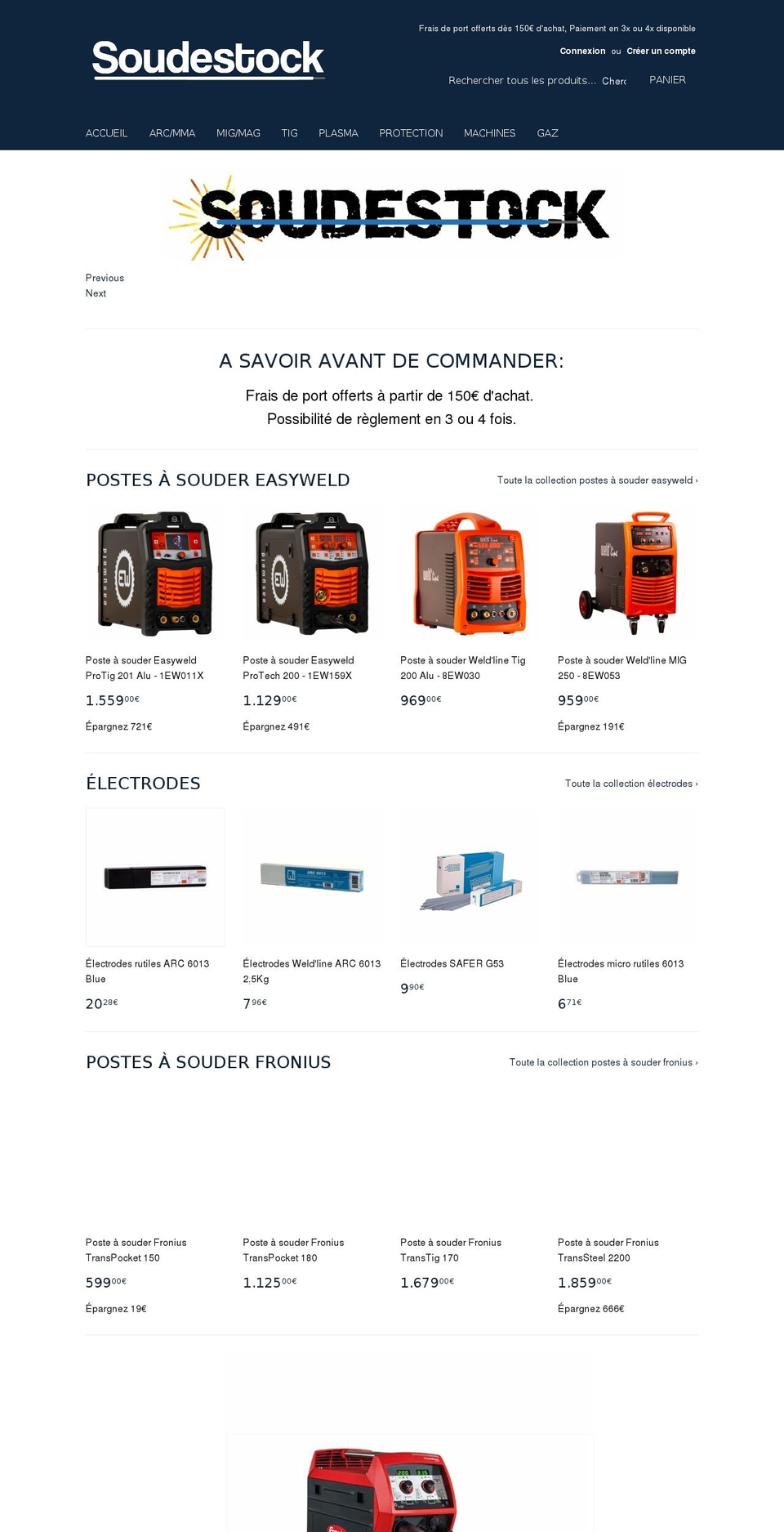 soudestock.com shopify website screenshot