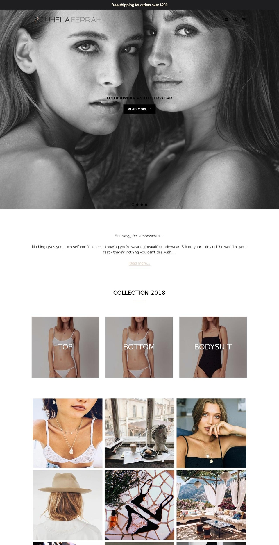 souhelaferrah.com — Shopify storefront screenshot