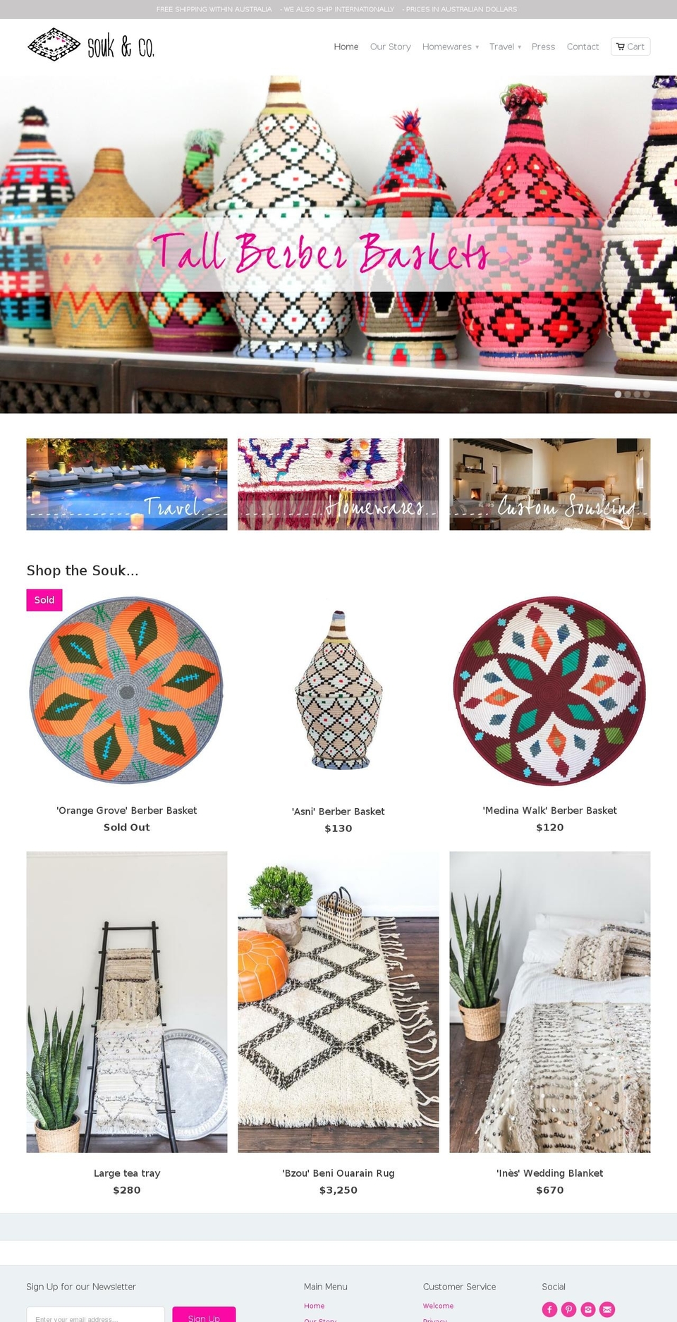 soukandco.com shopify website screenshot