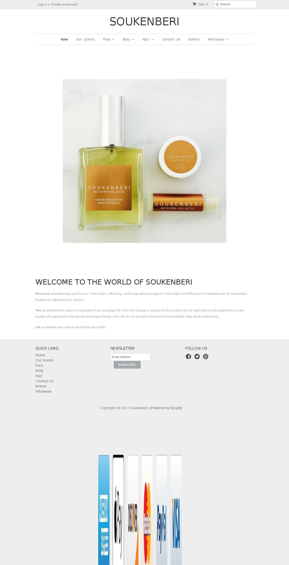 soukenberi.com shopify website screenshot