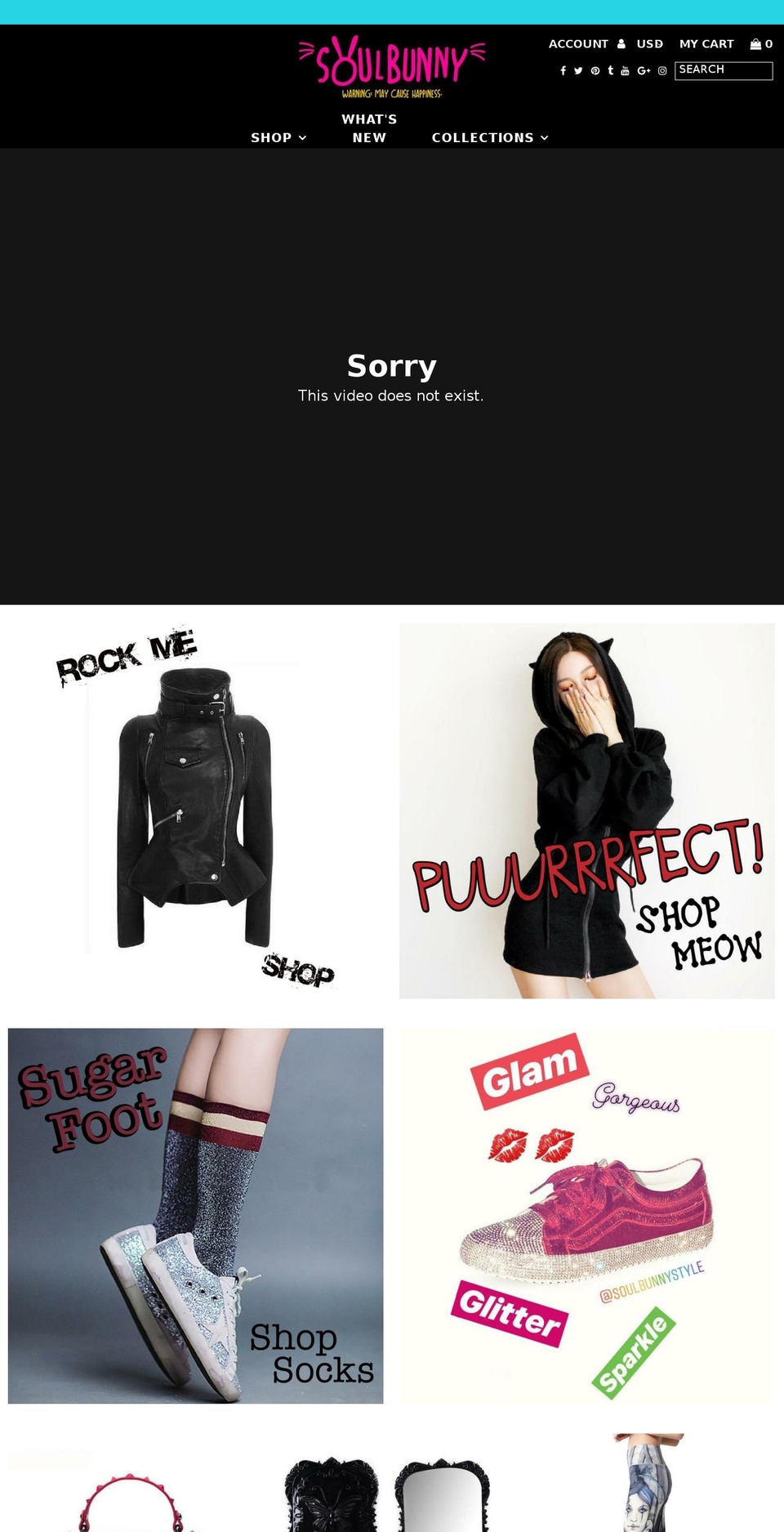 soul-bunny.com — Shopify storefront screenshot