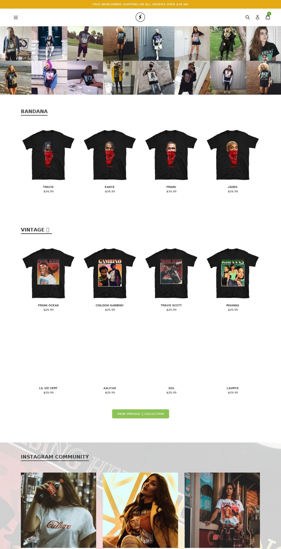 soul-merch.com shopify website screenshot