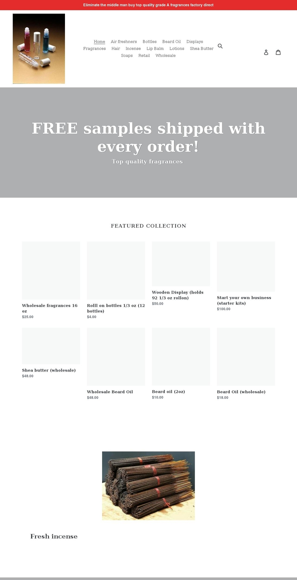 soulandbodyfragrance.com shopify website screenshot