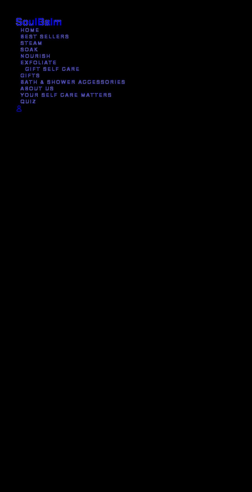 soulbalmwellnez.com shopify website screenshot