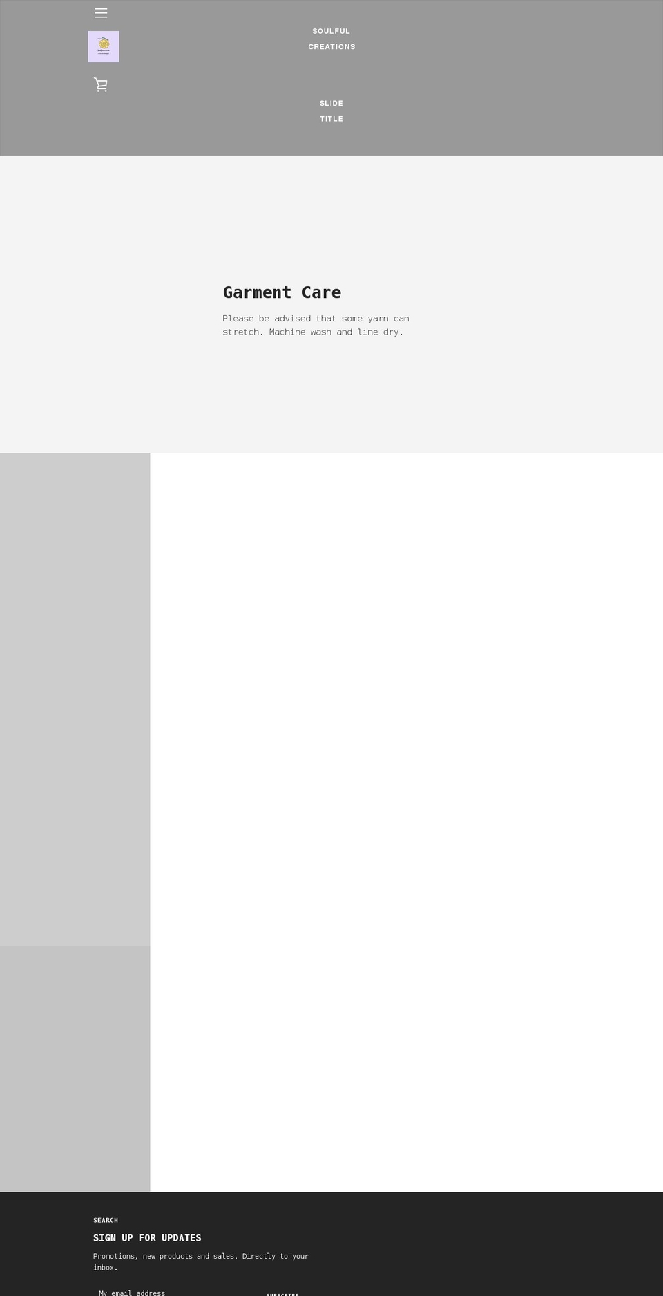 soulfleurescent.com shopify website screenshot