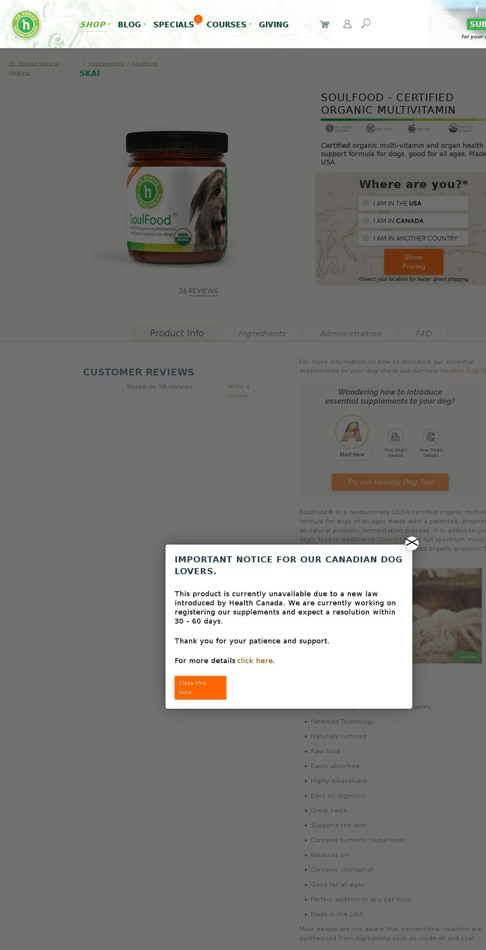 Fancy Product + Article Fixes - 8-6 Shopify theme site example soulfoodvitamins.com